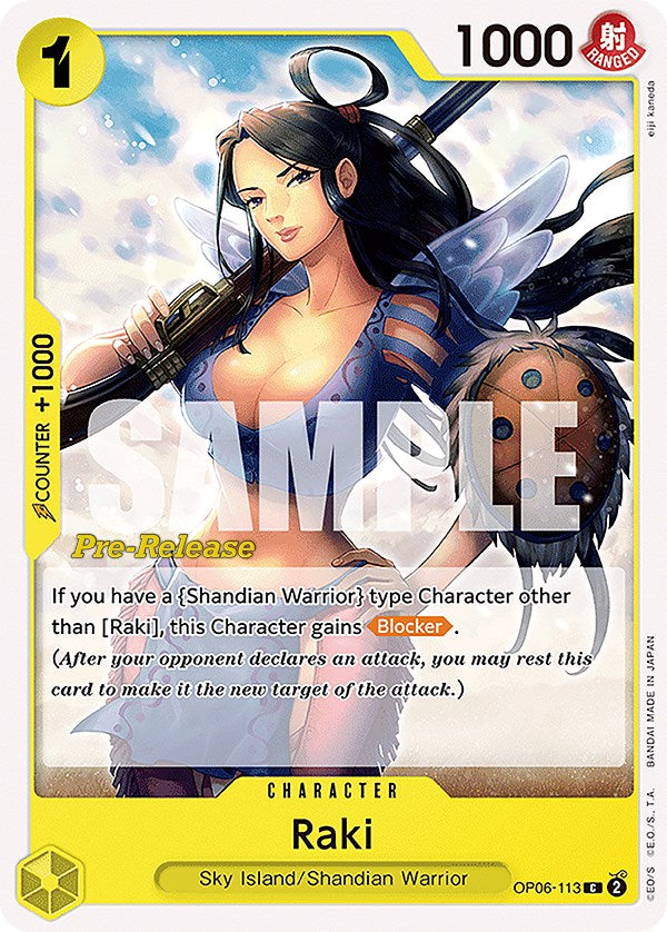 Raki [Wings of the Captain Pre-Release Cards] | Shuffle n Cut Hobbies & Games