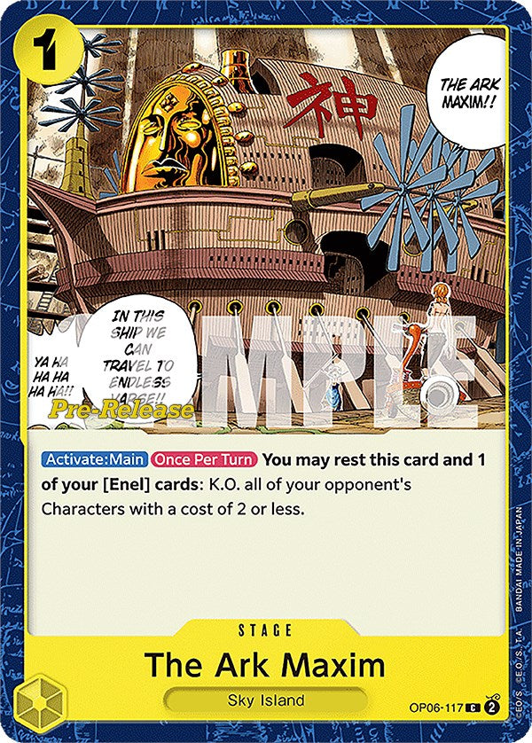 The Ark Maxim [Wings of the Captain Pre-Release Cards] | Shuffle n Cut Hobbies & Games