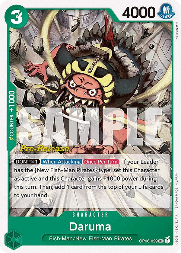 Daruma [Wings of the Captain Pre-Release Cards] | Shuffle n Cut Hobbies & Games