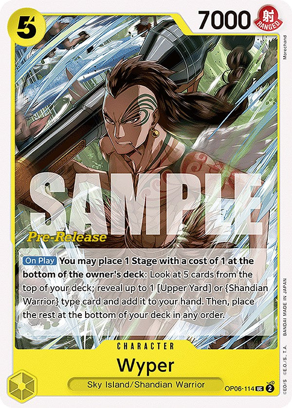 Wyper [Wings of the Captain Pre-Release Cards] | Shuffle n Cut Hobbies & Games