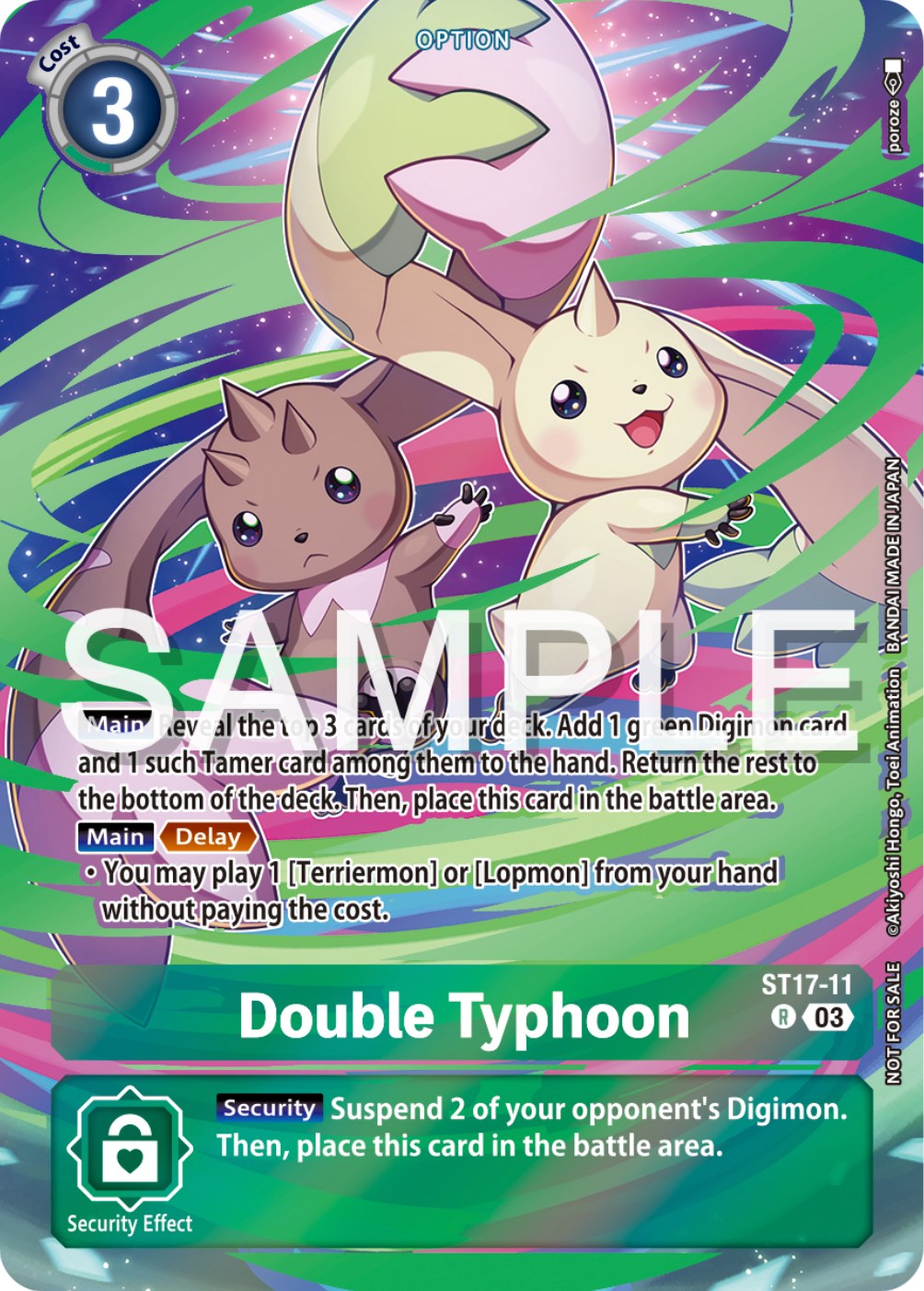 Double Typhoon [ST17-11] (Spring Break Event 2024) [Starter Deck: Double Typhoon Advanced Deck Set Promos] | Shuffle n Cut Hobbies & Games