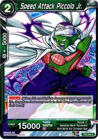 Speed Attack Piccolo Jr. [TB2-040] | Shuffle n Cut Hobbies & Games