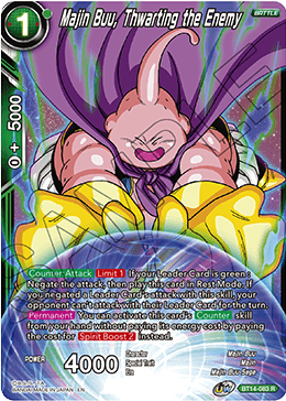 Majin Buu, Thwarting the Enemy (BT14-083) [Cross Spirits] | Shuffle n Cut Hobbies & Games