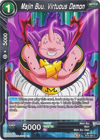 Majin Buu, Virtuous Demon [BT9-084] | Shuffle n Cut Hobbies & Games