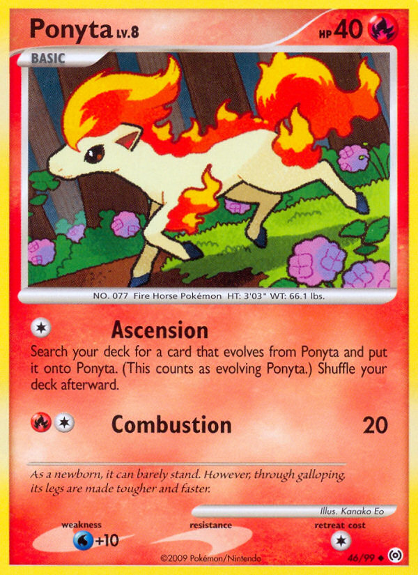 Ponyta (46/99) [Platinum: Arceus] | Shuffle n Cut Hobbies & Games