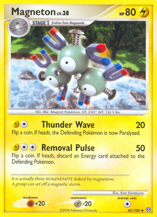 Magneton (43/100) [Diamond & Pearl: Stormfront] | Shuffle n Cut Hobbies & Games