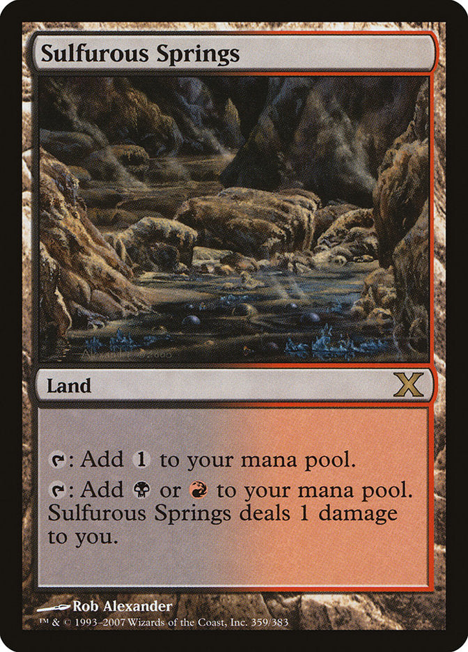 Sulfurous Springs [Tenth Edition] | Shuffle n Cut Hobbies & Games