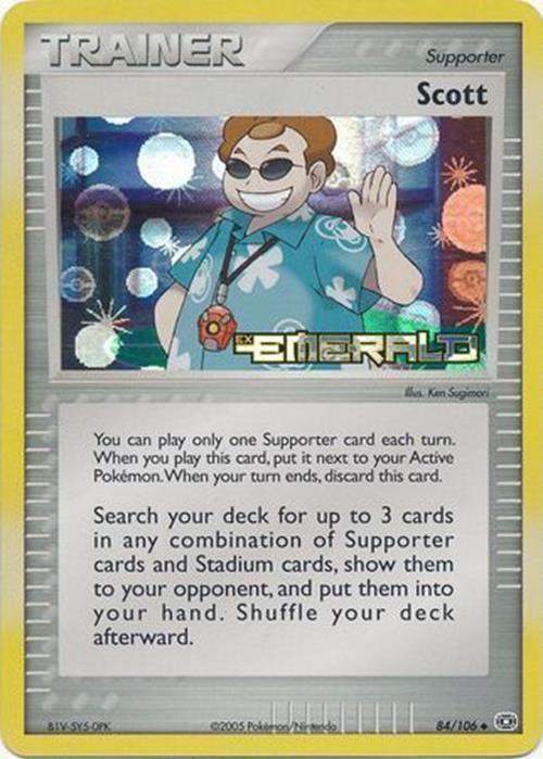 Scott (84/106) (Stamped) [EX: Emerald] | Shuffle n Cut Hobbies & Games