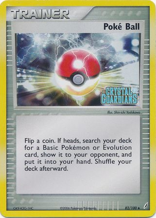 Poke Ball (82/100) (Stamped) [EX: Crystal Guardians] | Shuffle n Cut Hobbies & Games