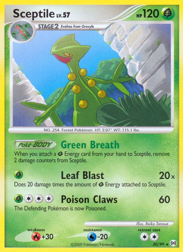 Sceptile (30/99) [Platinum: Arceus] | Shuffle n Cut Hobbies & Games