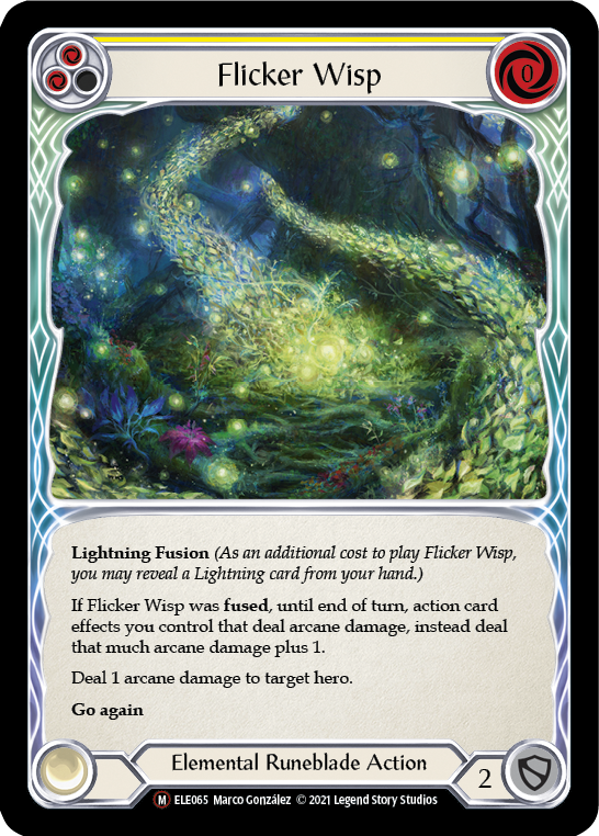 Flicker Wisp [U-ELE065] Unlimited Normal | Shuffle n Cut Hobbies & Games