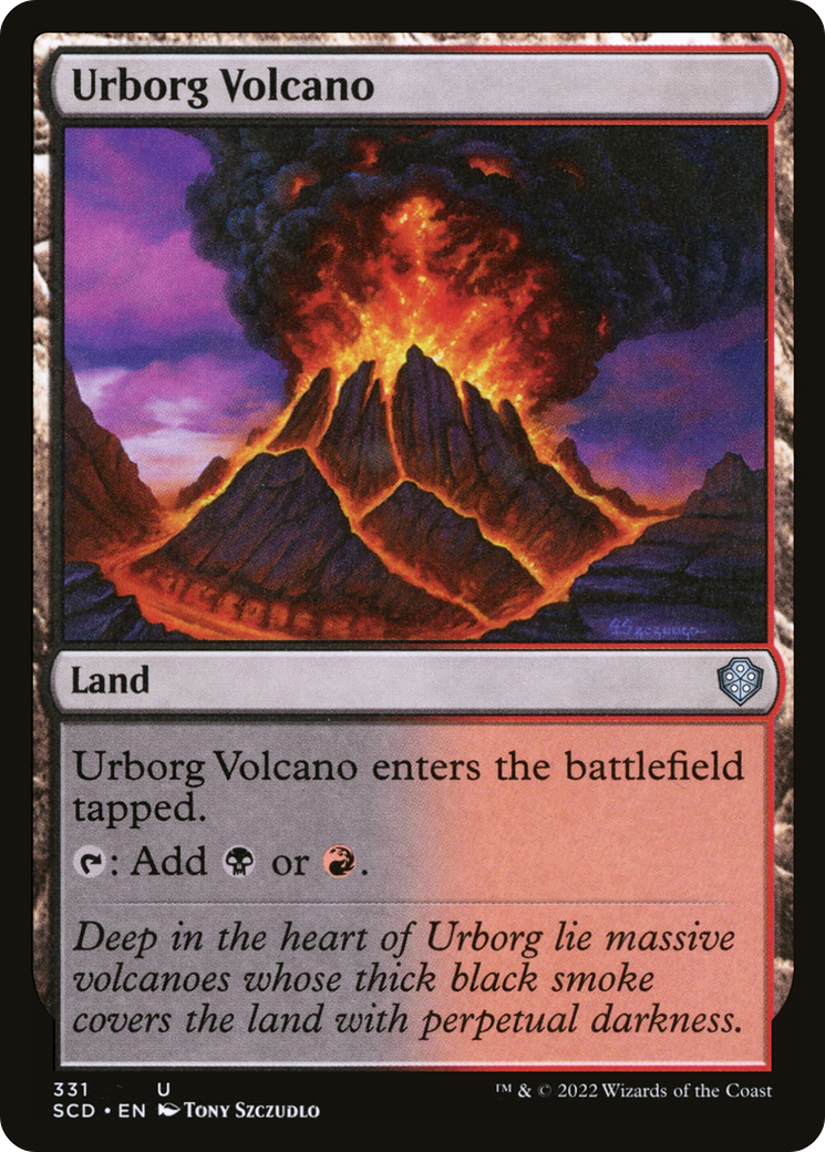 Urborg Volcano [Starter Commander Decks] | Shuffle n Cut Hobbies & Games