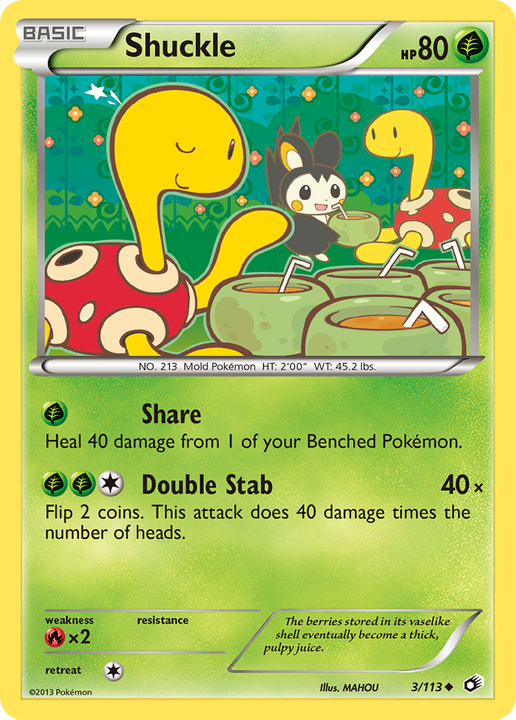 Shuckle (3/113) [Black & White: Legendary Treasures] | Shuffle n Cut Hobbies & Games