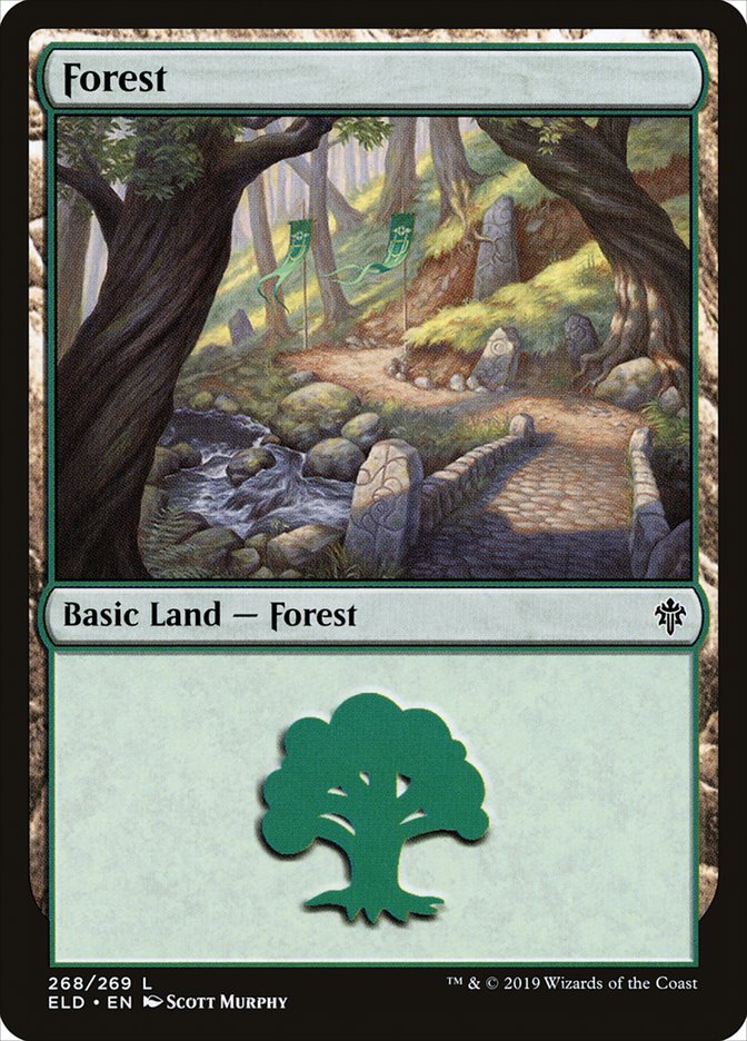 Forest (268) [Throne of Eldraine] | Shuffle n Cut Hobbies & Games