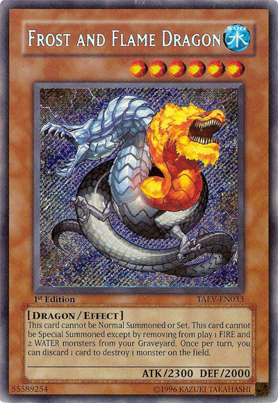 Frost and Flame Dragon [TAEV-EN033] Secret Rare | Shuffle n Cut Hobbies & Games