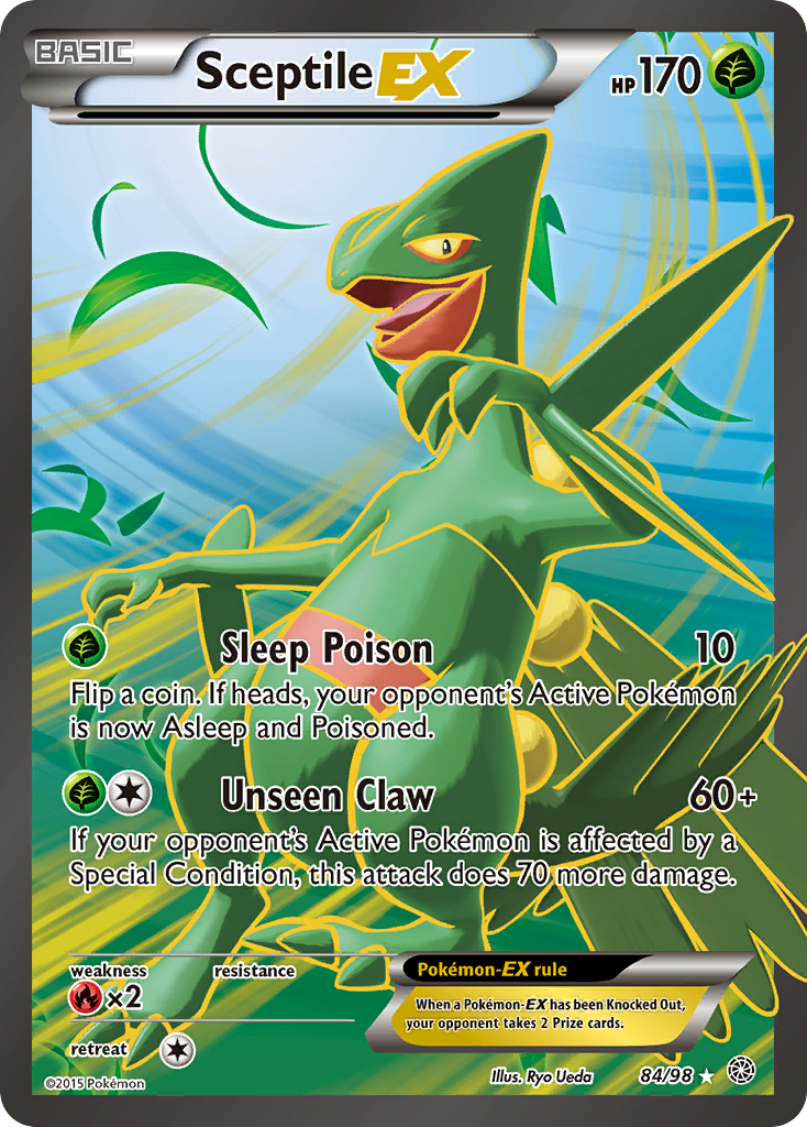 Sceptile EX (84/98) [XY: Ancient Origins] | Shuffle n Cut Hobbies & Games