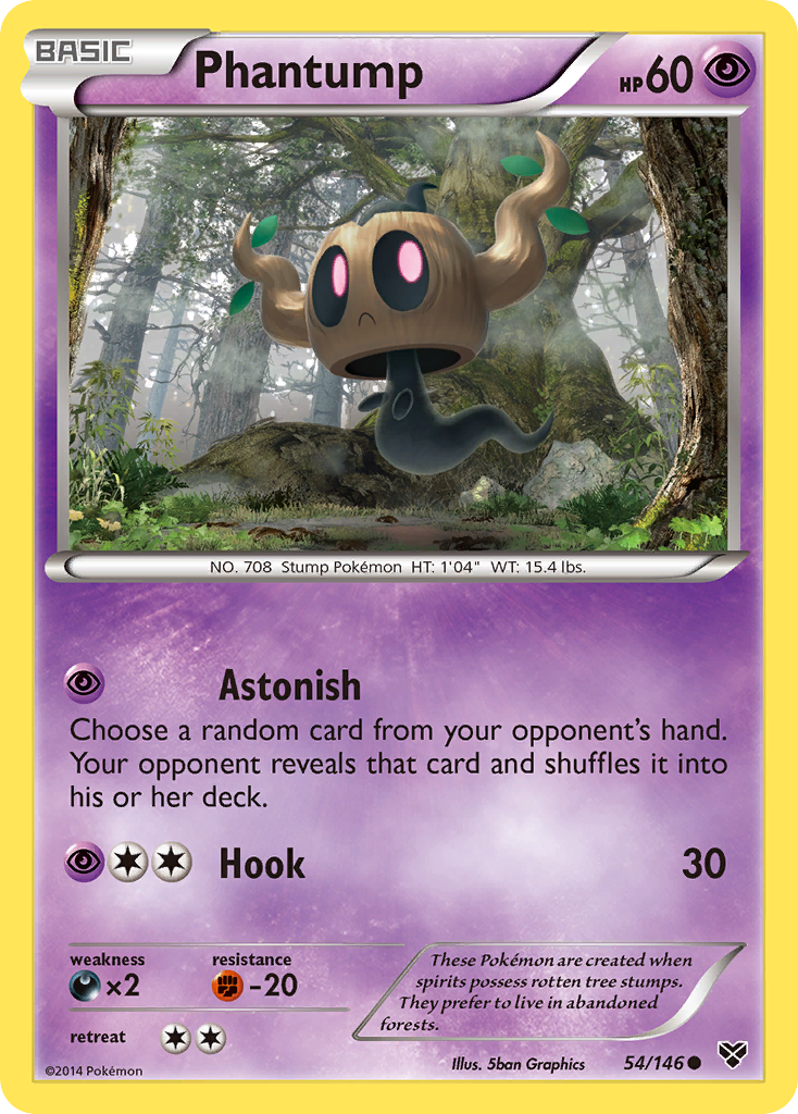 Phantump (54/146) [XY: Base Set] | Shuffle n Cut Hobbies & Games