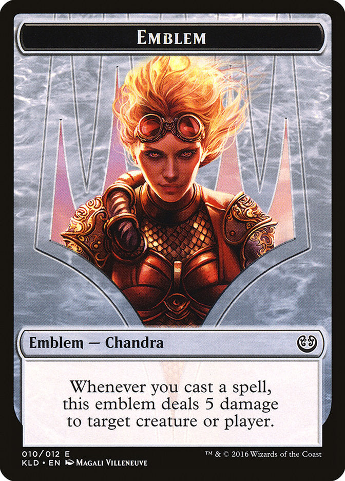 Chandra, Torch of Defiance Emblem [Kaladesh Tokens] | Shuffle n Cut Hobbies & Games