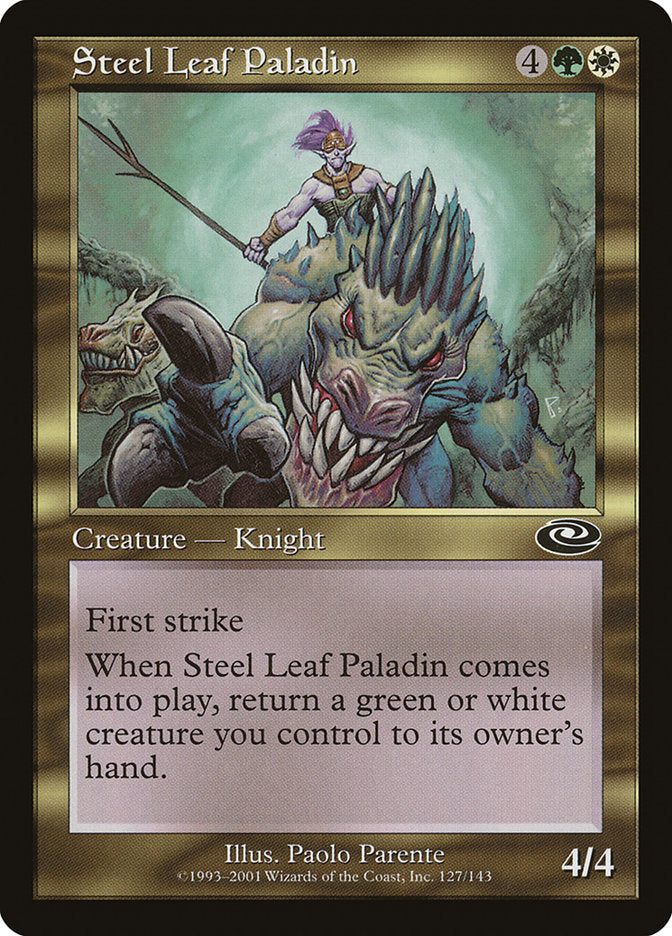 Steel Leaf Paladin [Planeshift] | Shuffle n Cut Hobbies & Games