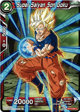 Super Saiyan Son Goku (BT14-006) (BT14-006) [Cross Spirits] | Shuffle n Cut Hobbies & Games