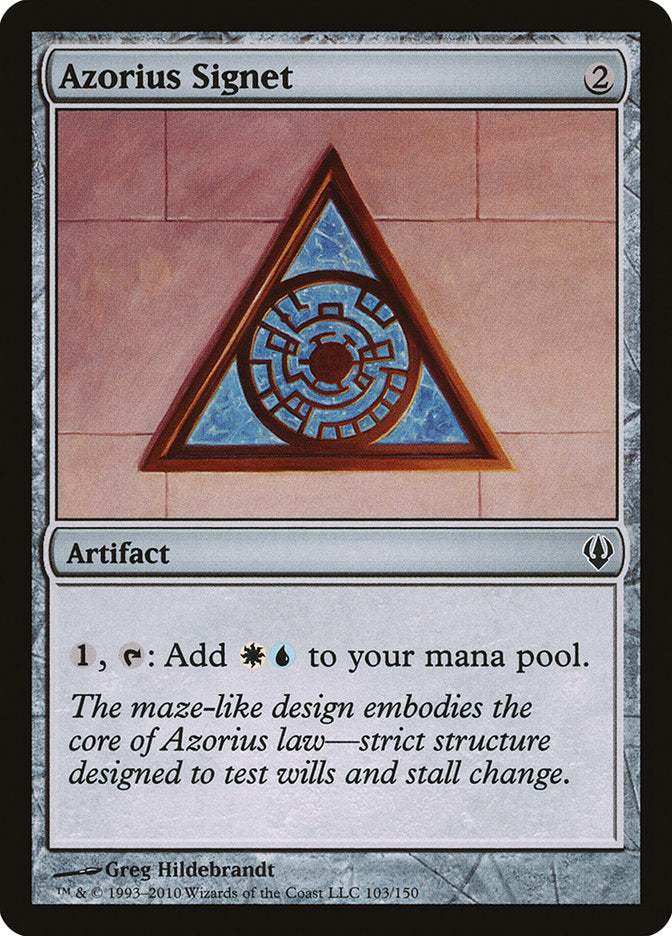 Azorius Signet [Archenemy] | Shuffle n Cut Hobbies & Games