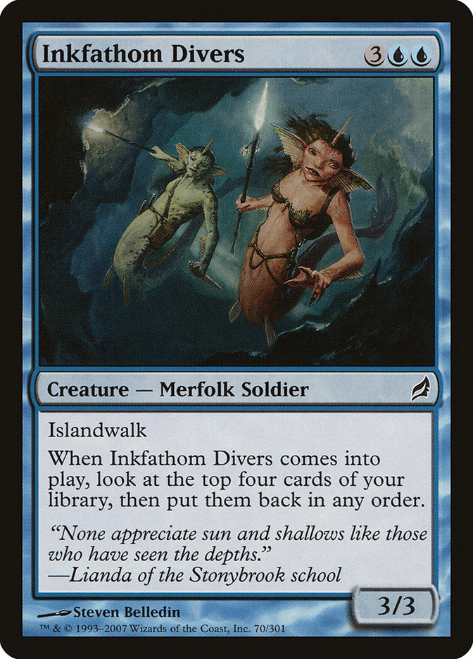 Inkfathom Divers [Lorwyn] | Shuffle n Cut Hobbies & Games