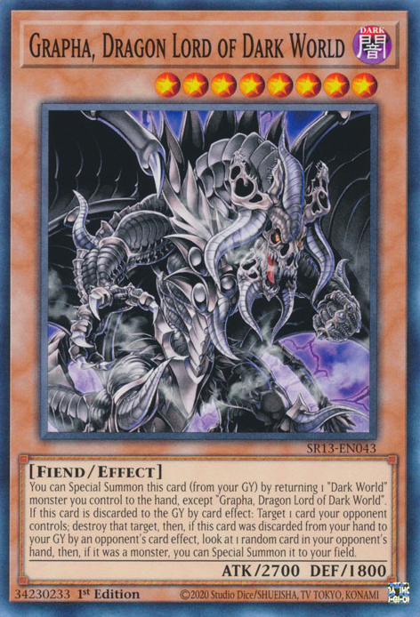 Grapha, Dragon Lord of Dark World [SR13-EN043] Common | Shuffle n Cut Hobbies & Games