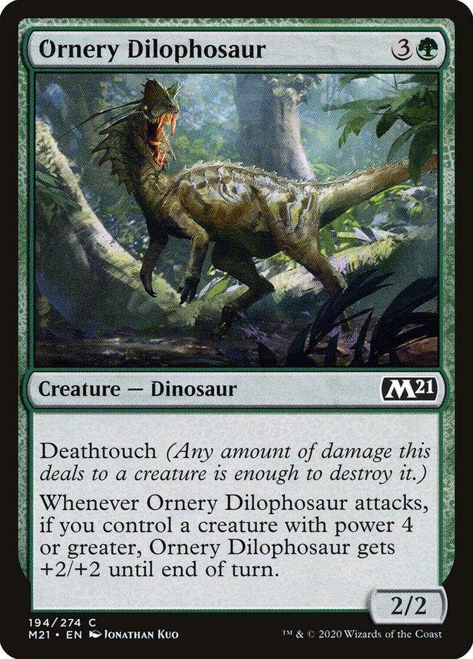 Ornery Dilophosaur [Core Set 2021] | Shuffle n Cut Hobbies & Games