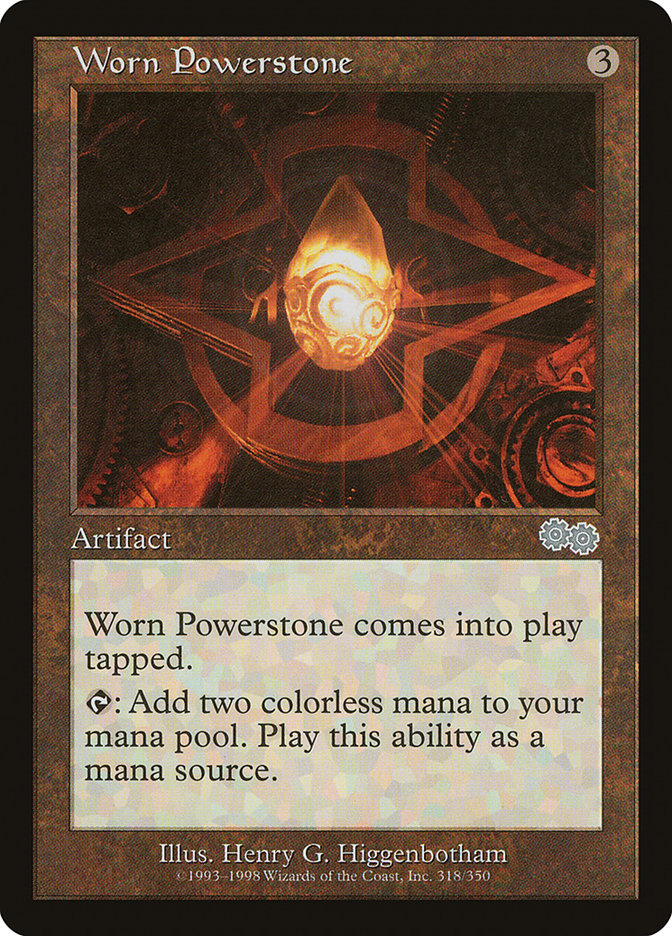 Worn Powerstone [Urza's Saga] | Shuffle n Cut Hobbies & Games