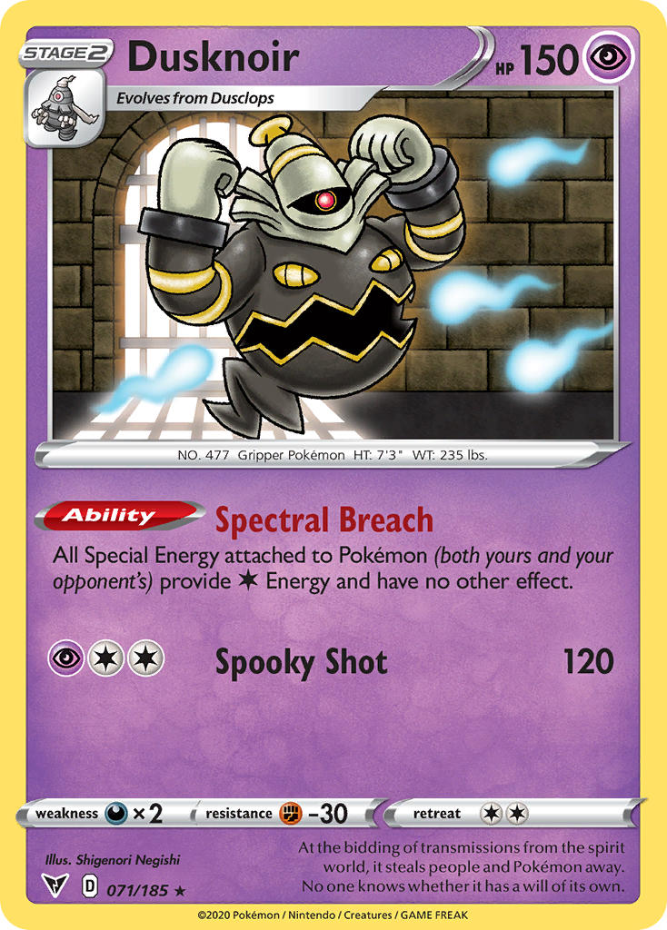 Dusknoir (071/185) [Sword & Shield: Vivid Voltage] | Shuffle n Cut Hobbies & Games