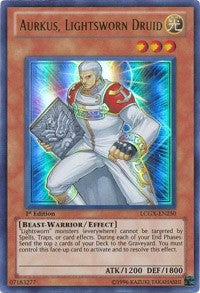 Aurkus, Lightsworn Druid [LCGX-EN250] Ultra Rare | Shuffle n Cut Hobbies & Games