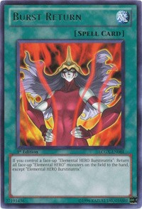 Burst Return [LCGX-EN084] Rare | Shuffle n Cut Hobbies & Games