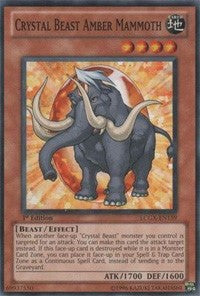 Crystal Beast Amber Mammoth [LCGX-EN159] Common | Shuffle n Cut Hobbies & Games