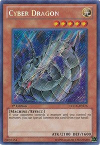 Cyber Dragon (Alternate Art) [LCGX-EN176] Secret Rare | Shuffle n Cut Hobbies & Games