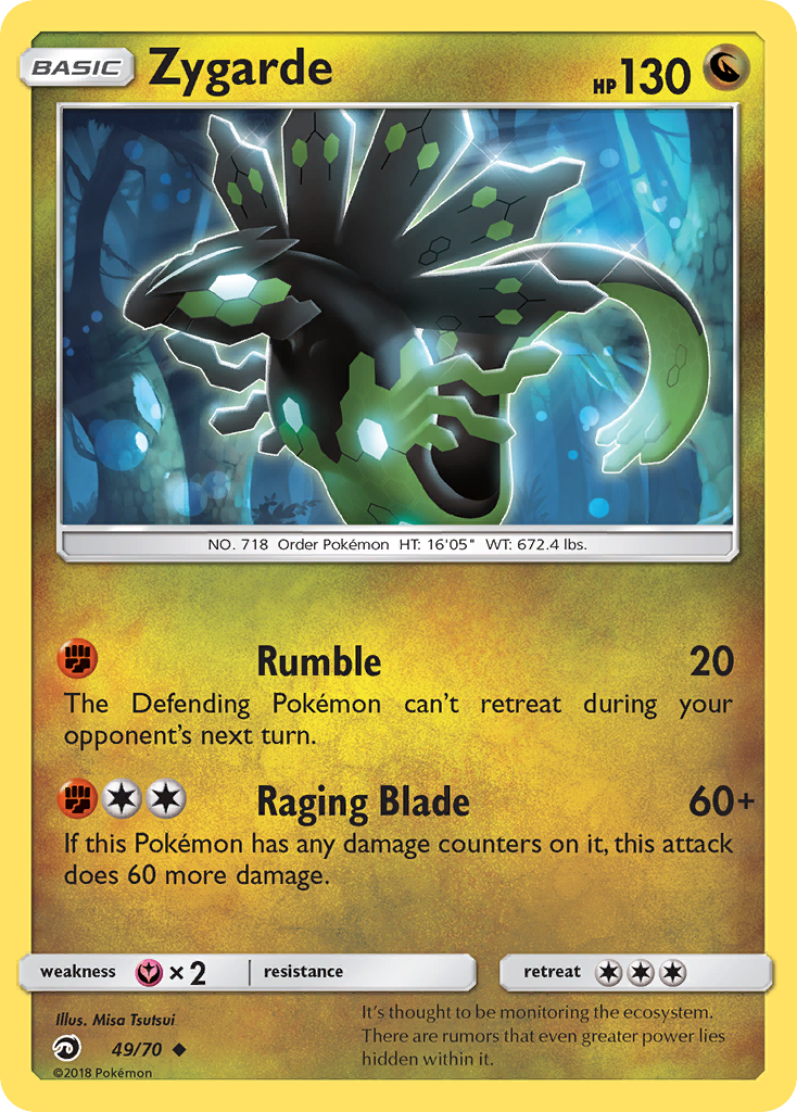 Zygarde (49/70) [Sun & Moon: Dragon Majesty] | Shuffle n Cut Hobbies & Games