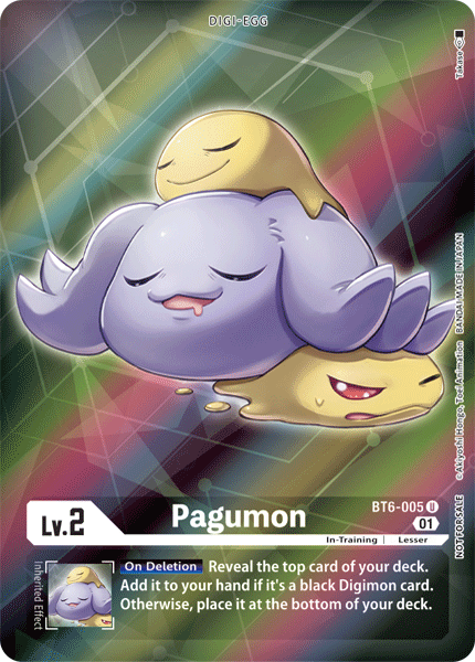 Pagumon [BT6-005] (Alternative Art - Box Topper) [Double Diamond] | Shuffle n Cut Hobbies & Games