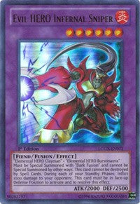 Evil HERO Infernal Sniper [LCGX-EN071] Ultra Rare | Shuffle n Cut Hobbies & Games