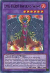 Evil HERO Inferno Wing [LCGX-EN067] Super Rare | Shuffle n Cut Hobbies & Games