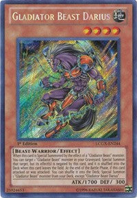 Gladiator Beast Darius [LCGX-EN244] Secret Rare | Shuffle n Cut Hobbies & Games