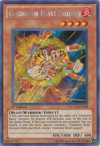 Gladiator Beast Laquari [LCGX-EN238] Secret Rare | Shuffle n Cut Hobbies & Games