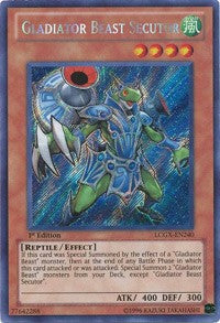 Gladiator Beast Secutor [LCGX-EN240] Secret Rare | Shuffle n Cut Hobbies & Games