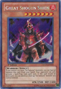 Great Shogun Shien [LCGX-EN233] Secret Rare | Shuffle n Cut Hobbies & Games