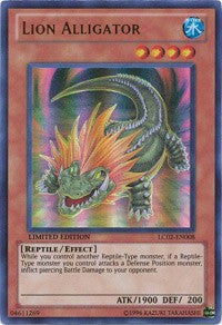 Lion Alligator [LC02-EN008] Ultra Rare | Shuffle n Cut Hobbies & Games