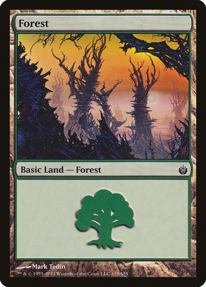 Forest (155) [Mirrodin Besieged] | Shuffle n Cut Hobbies & Games