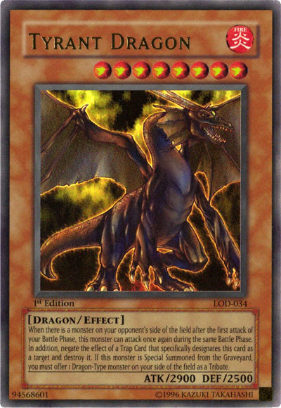 Tyrant Dragon [LOD-034] Ultra Rare | Shuffle n Cut Hobbies & Games