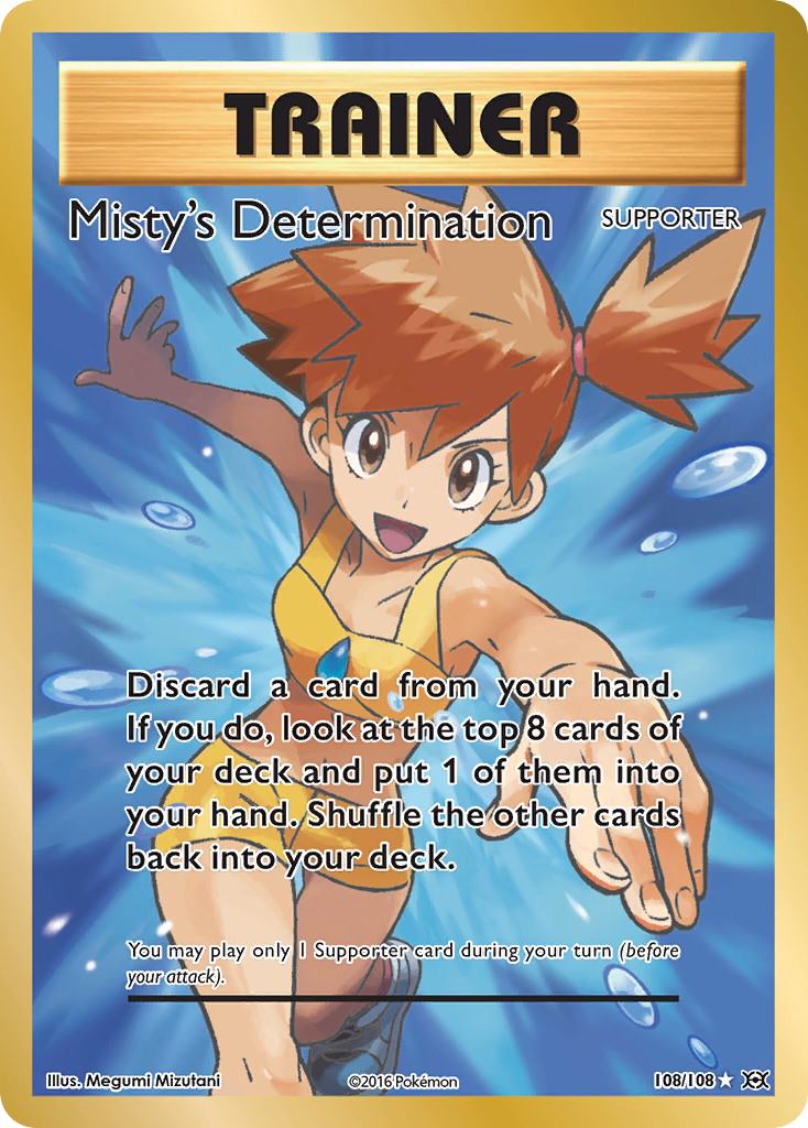 Misty's Determination (108/108) [XY: Evolutions] | Shuffle n Cut Hobbies & Games