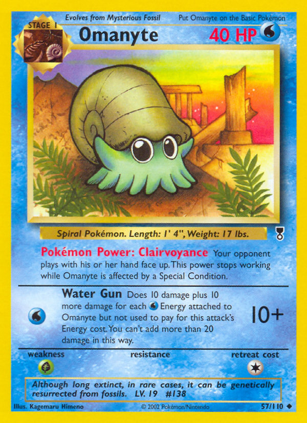 Omanyte (57/110) [Legendary Collection] | Shuffle n Cut Hobbies & Games