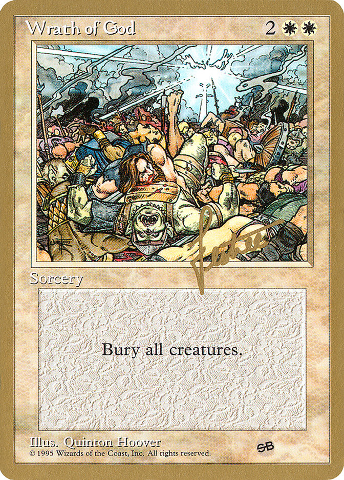 Wrath of God (Bertrand Lestree) (SB) [Pro Tour Collector Set] | Shuffle n Cut Hobbies & Games