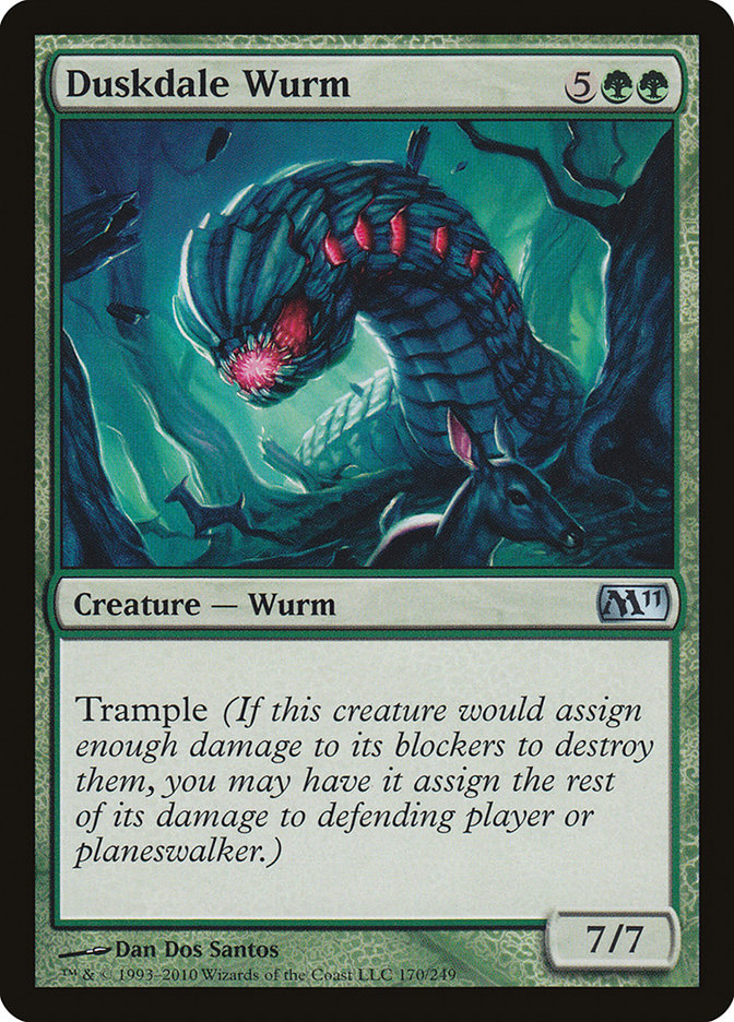 Duskdale Wurm [Magic 2011] | Shuffle n Cut Hobbies & Games