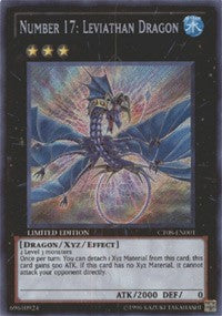 Number 17: Leviathan Dragon [CT08-EN001] Secret Rare | Shuffle n Cut Hobbies & Games